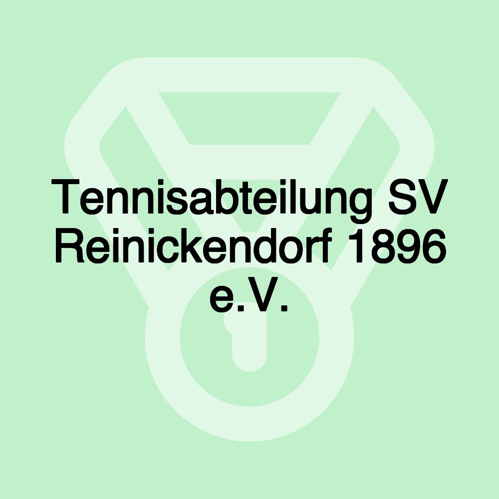 Tennisabteilung SV Reinickendorf 1896 e.V.