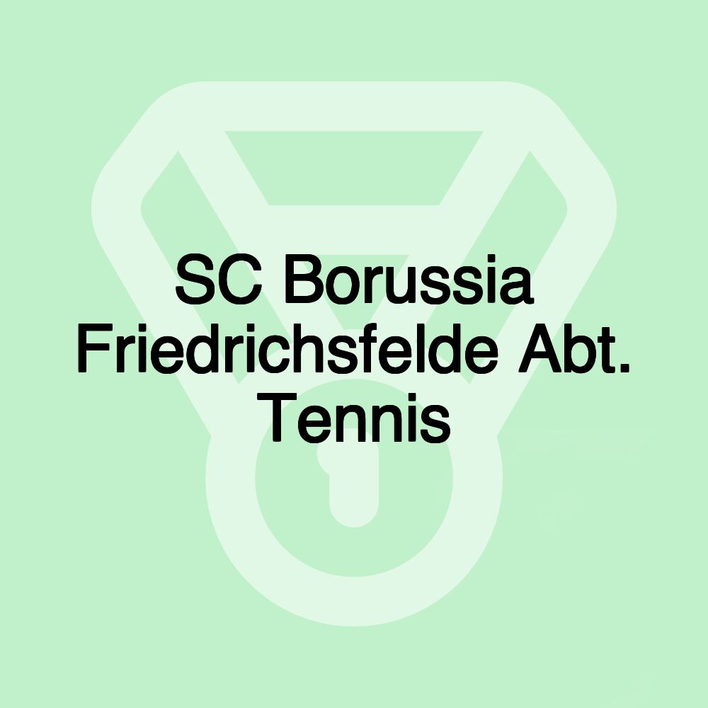 SC Borussia Friedrichsfelde Abt. Tennis