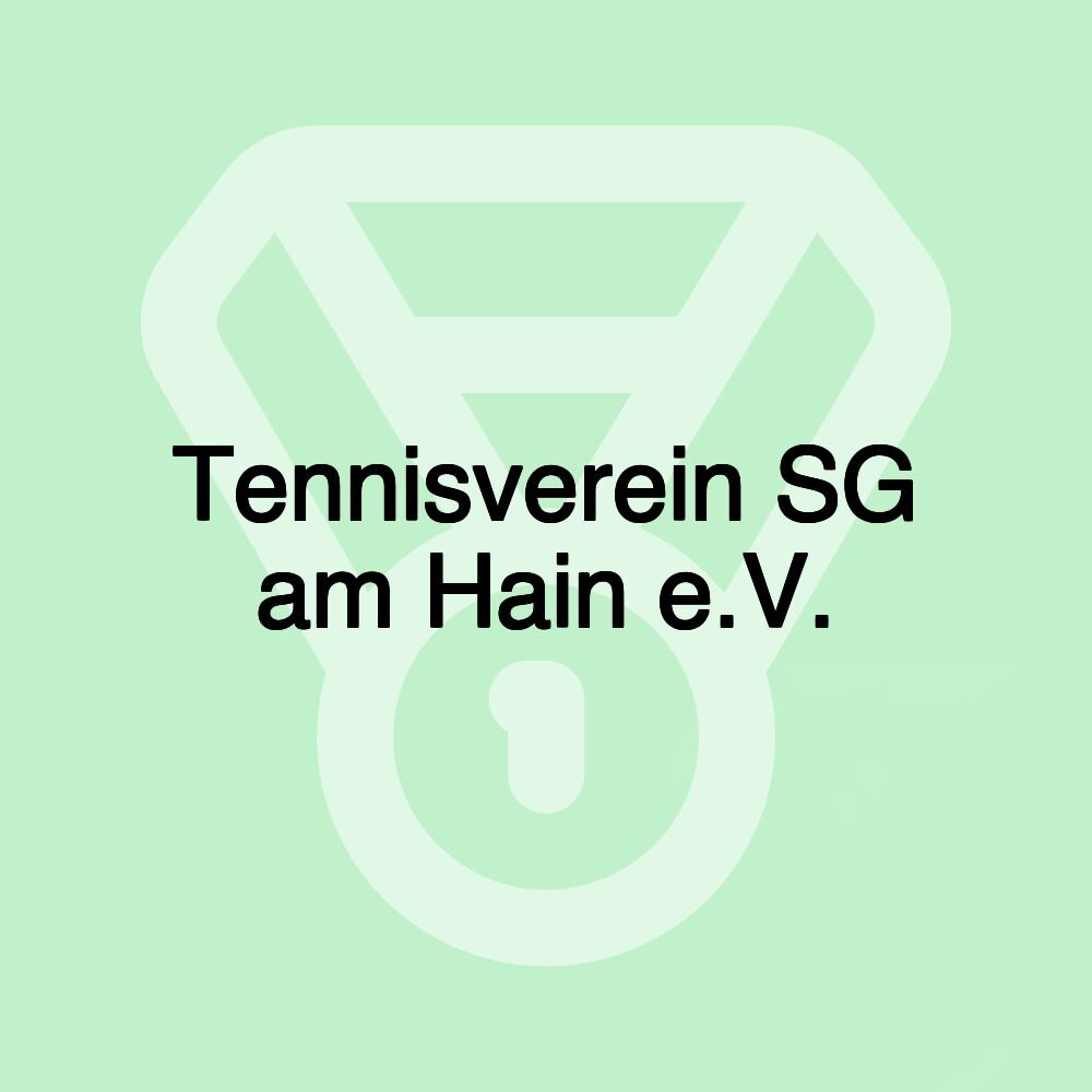 Tennisverein SG am Hain e.V.