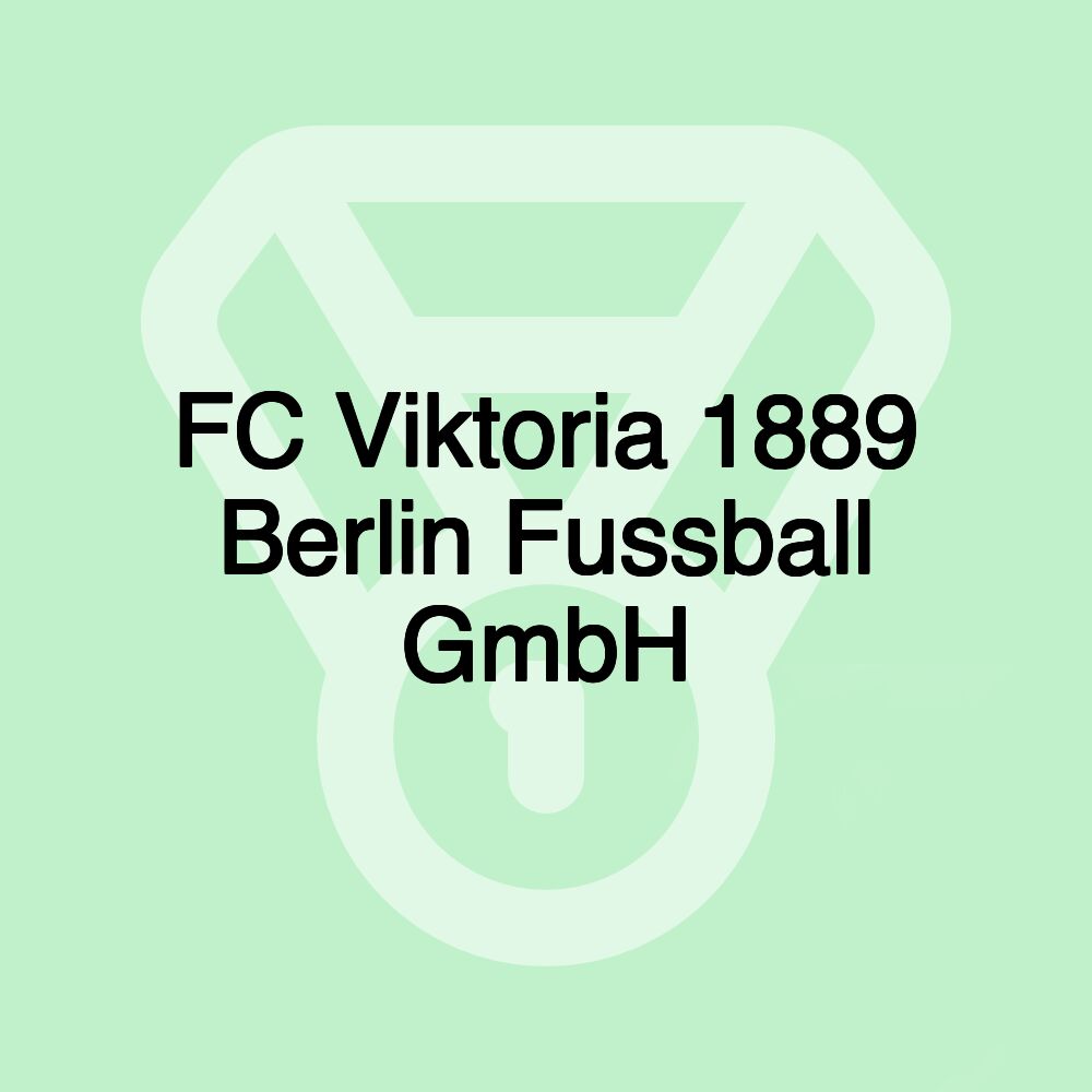 FC Viktoria 1889 Berlin Fussball GmbH