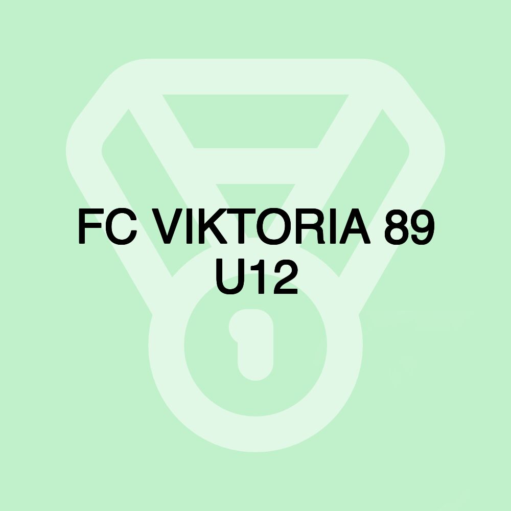 FC VIKTORIA 89 U12