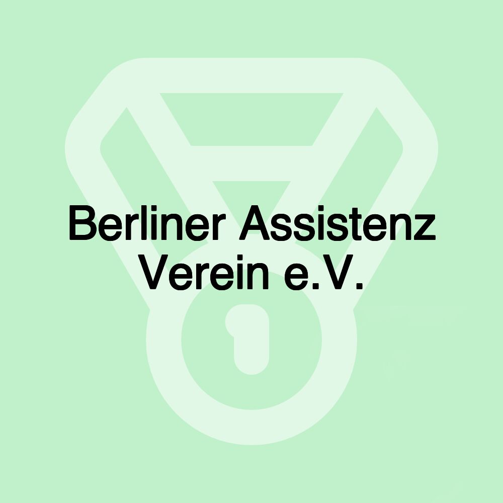 Berliner Assistenz Verein e.V.