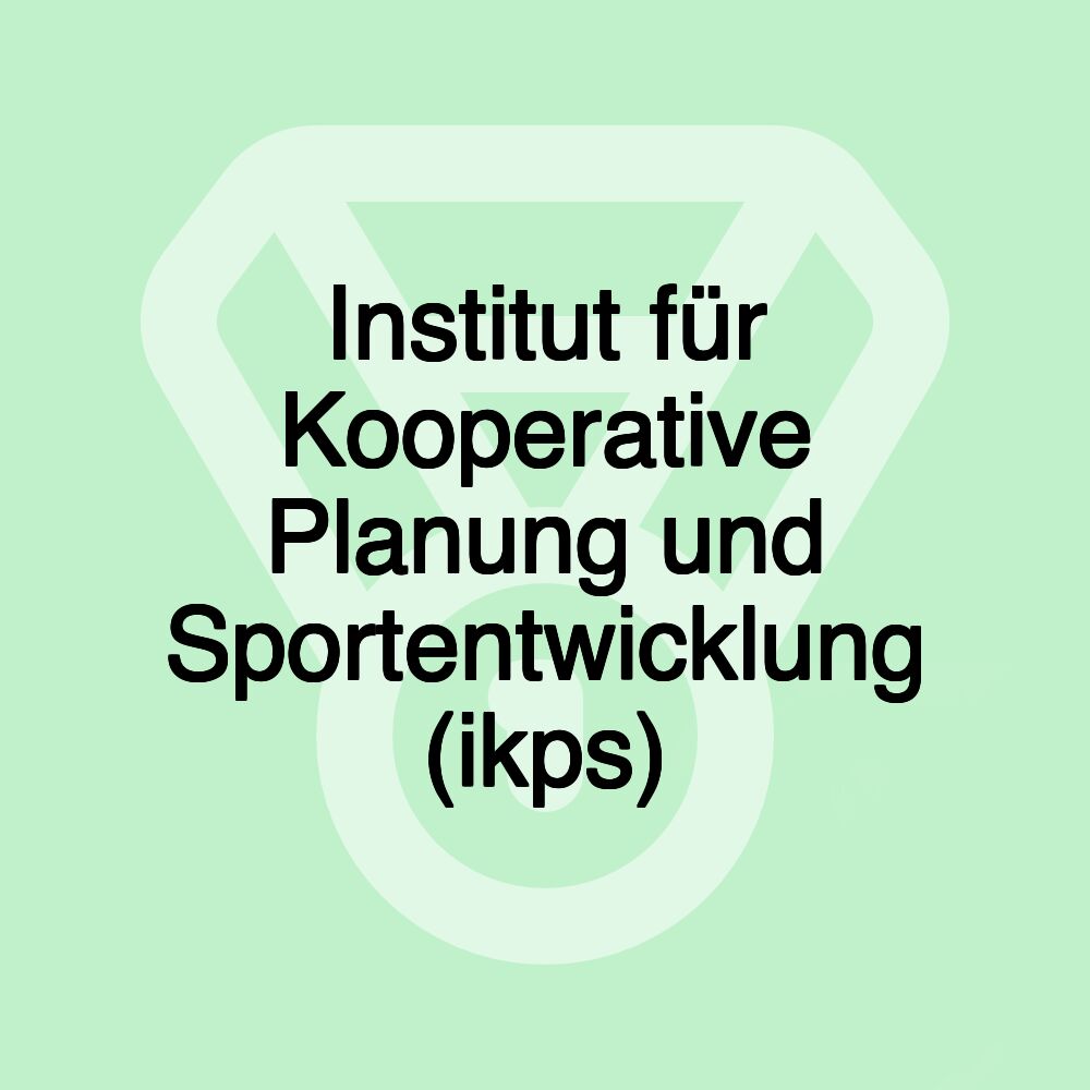 Institut für Kooperative Planung und Sportentwicklung (ikps)