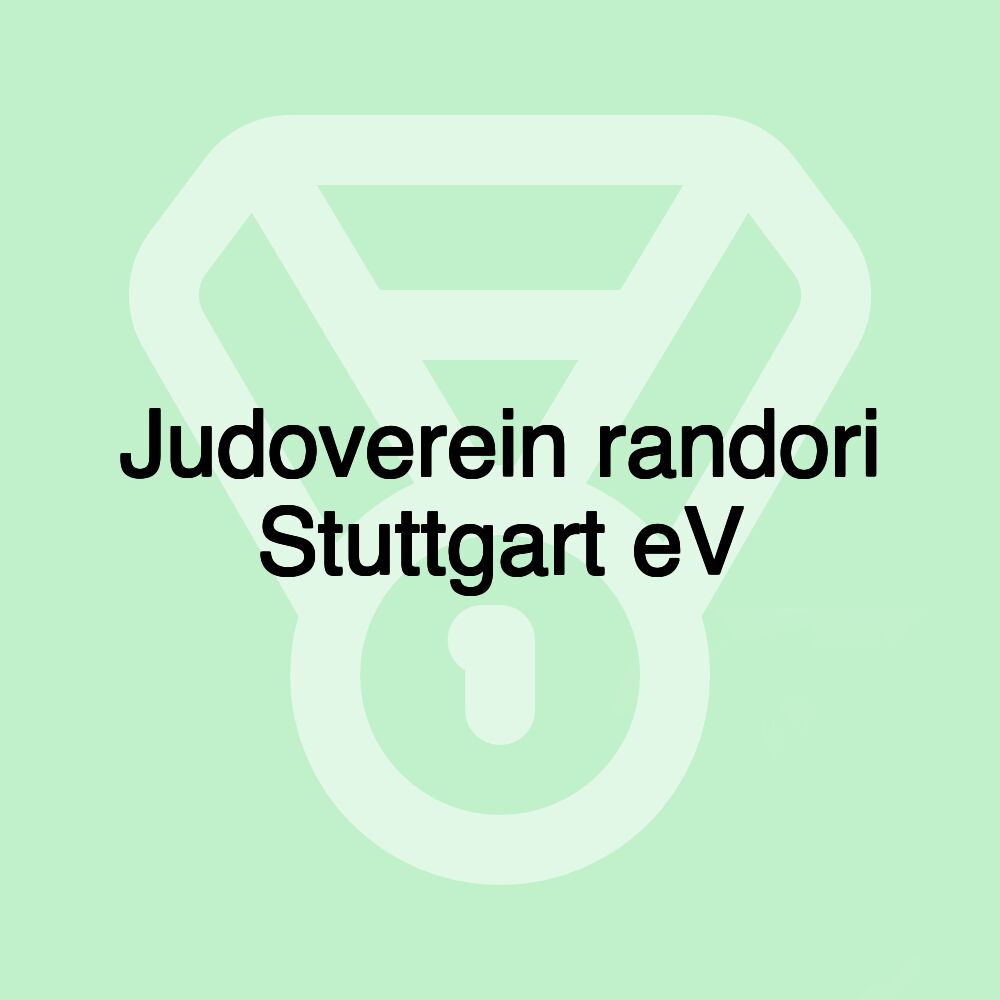 Judoverein randori Stuttgart eV