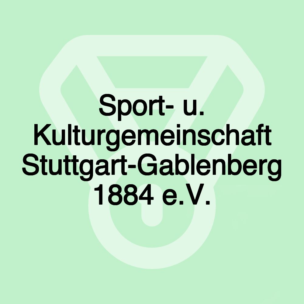 Sport- u. Kulturgemeinschaft Stuttgart-Gablenberg 1884 e.V.