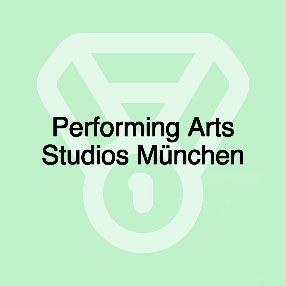 Performing Arts Studios München