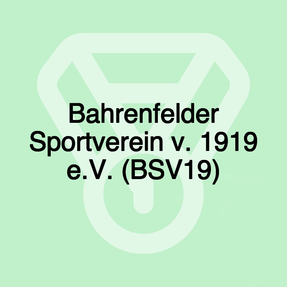 Bahrenfelder Sportverein v. 1919 e.V. (BSV19)