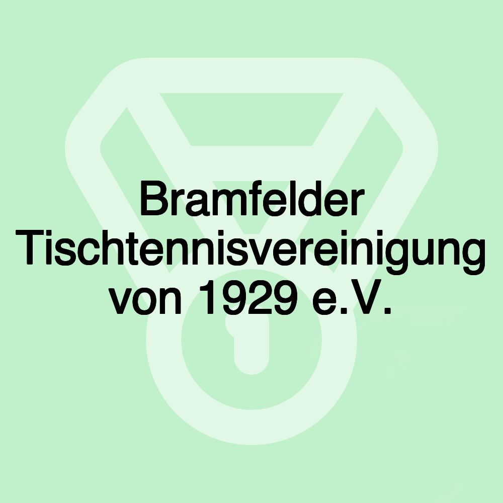 Bramfelder Tischtennisvereinigung von 1929 e.V.