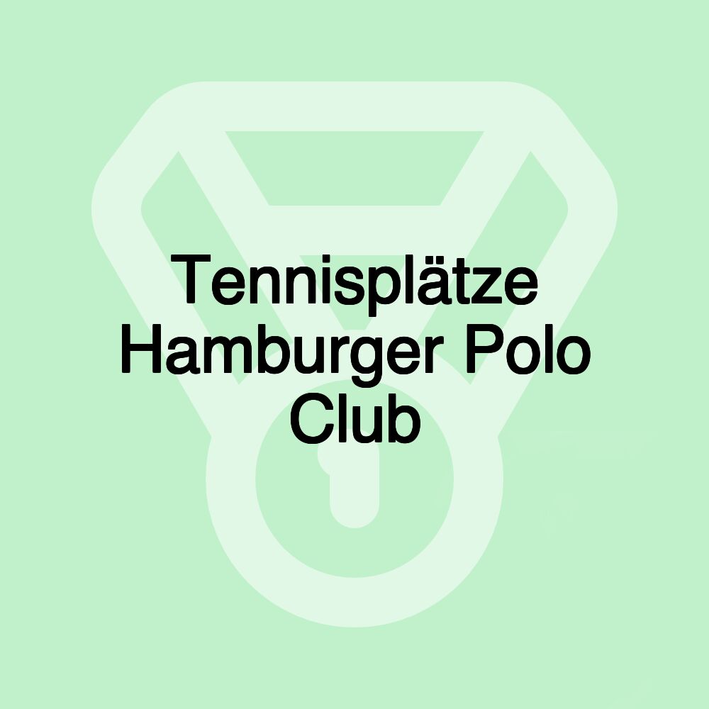 Tennisplätze Hamburger Polo Club