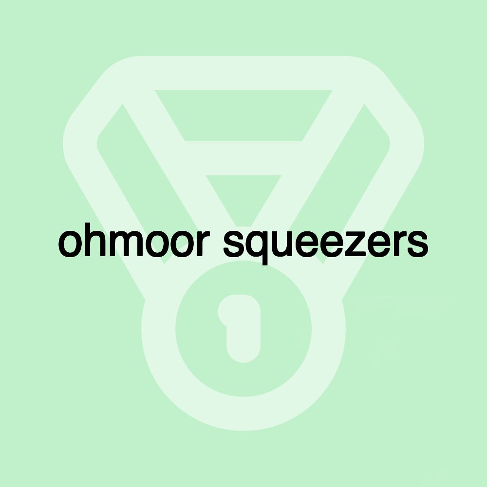 ohmoor squeezers