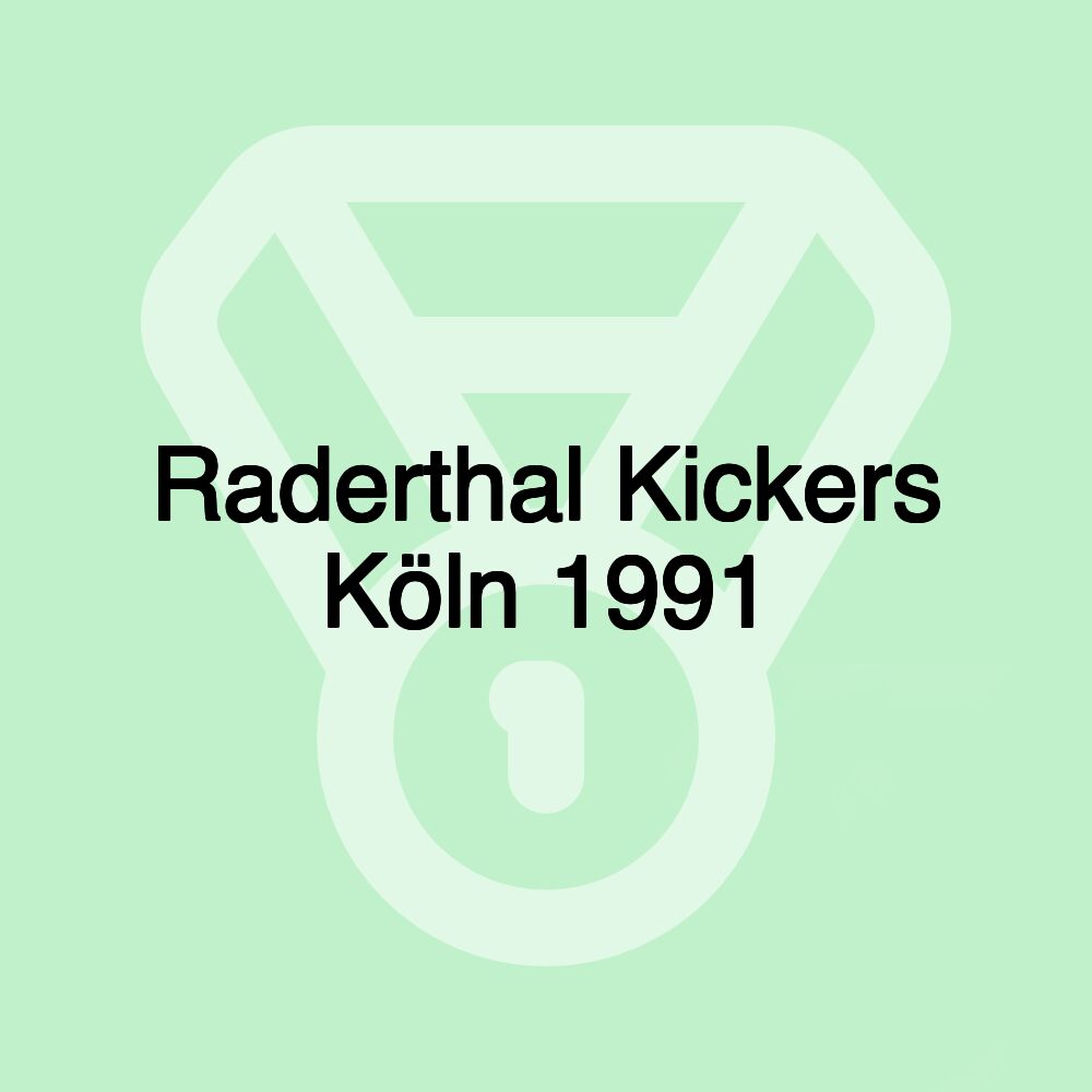 Raderthal Kickers Köln 1991