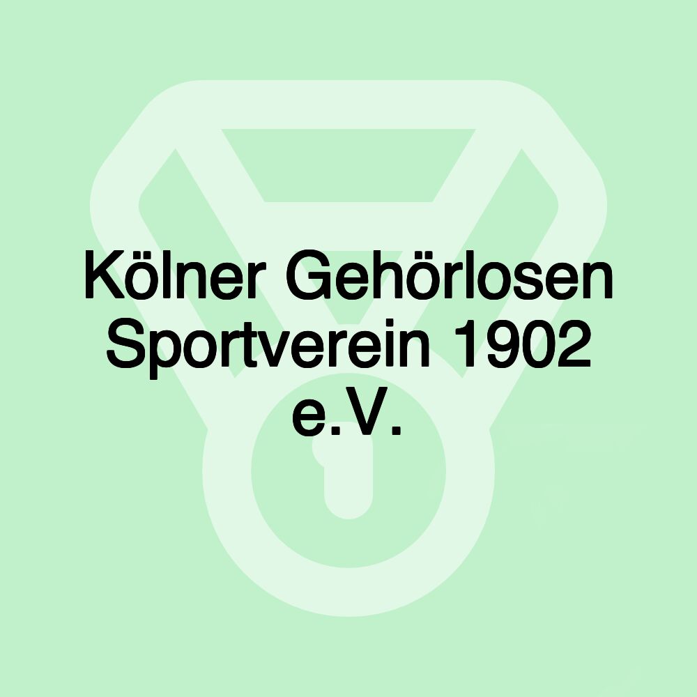 Kölner Gehörlosen Sportverein 1902 e.V.