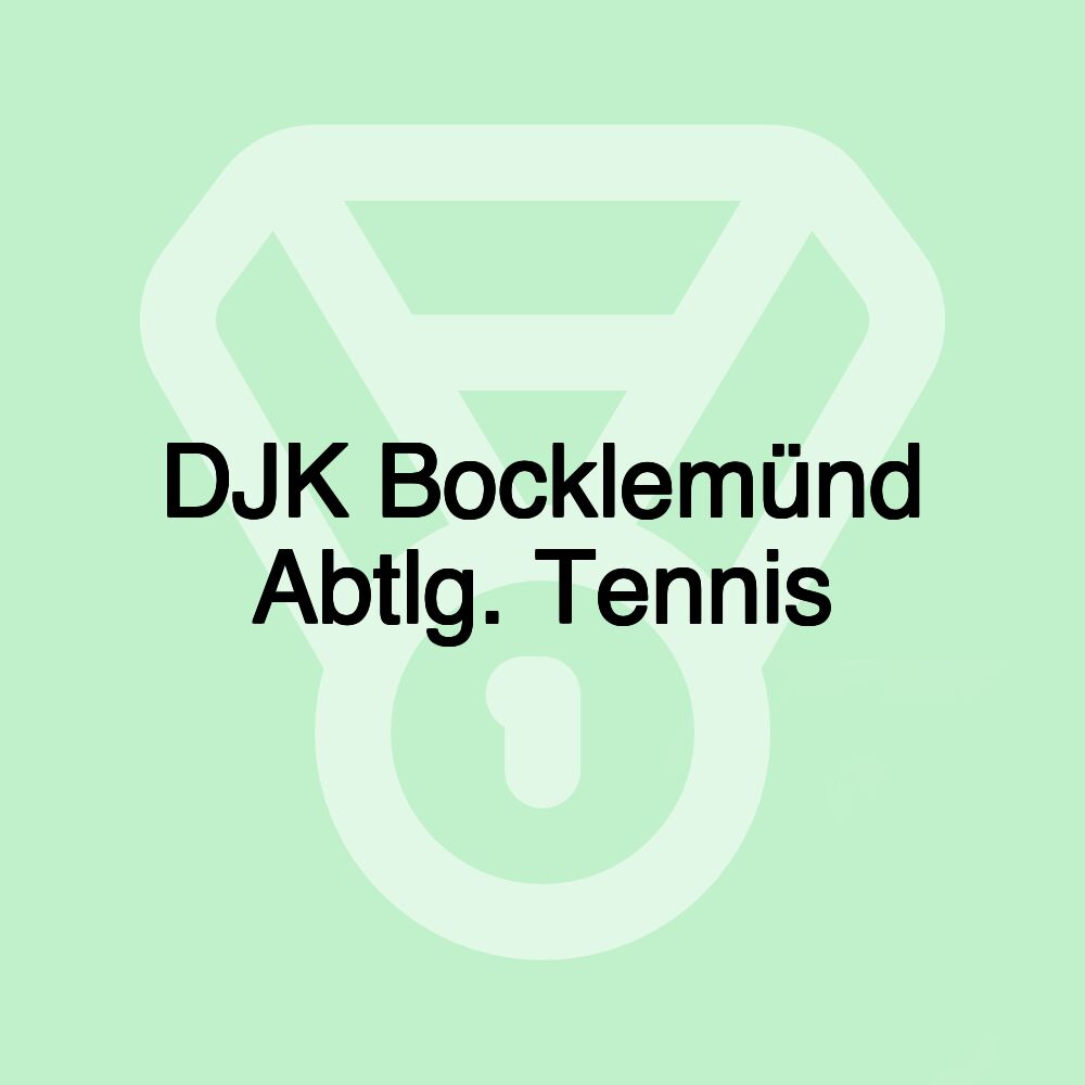 DJK Bocklemünd Abtlg. Tennis