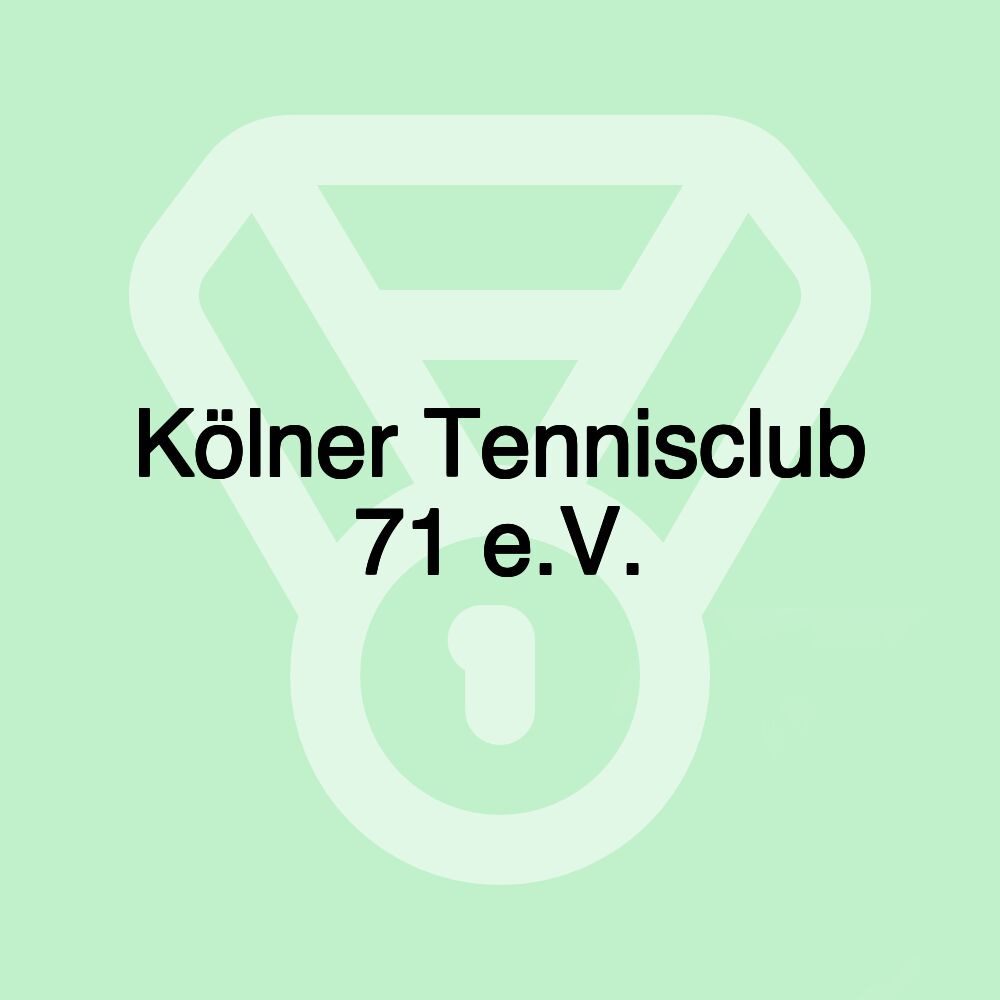 Kölner Tennisclub 71 e.V.