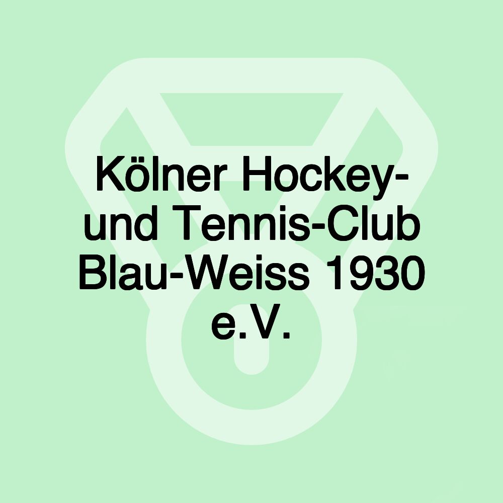 Kölner Hockey- und Tennis-Club Blau-Weiss 1930 e.V.