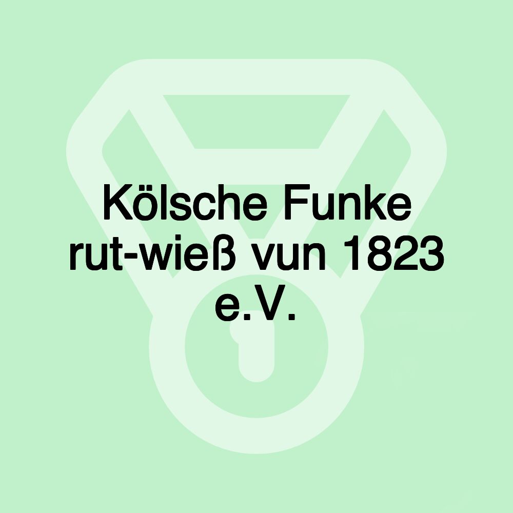 Kölsche Funke rut-wieß vun 1823 e.V.