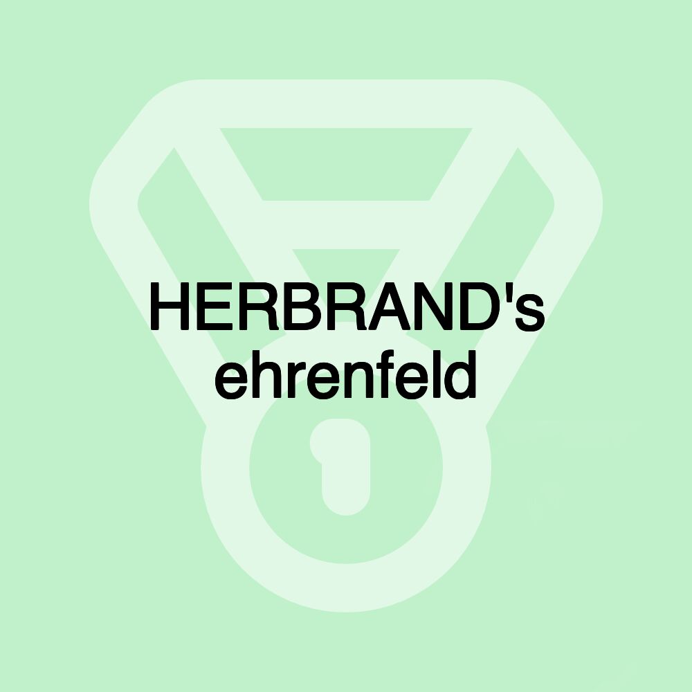 HERBRAND's ehrenfeld