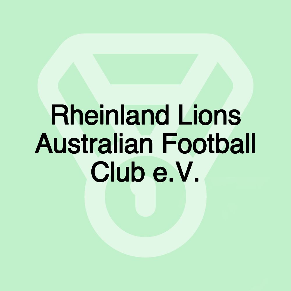 Rheinland Lions Australian Football Club e.V.