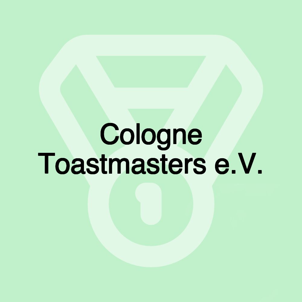 Cologne Toastmasters e.V.