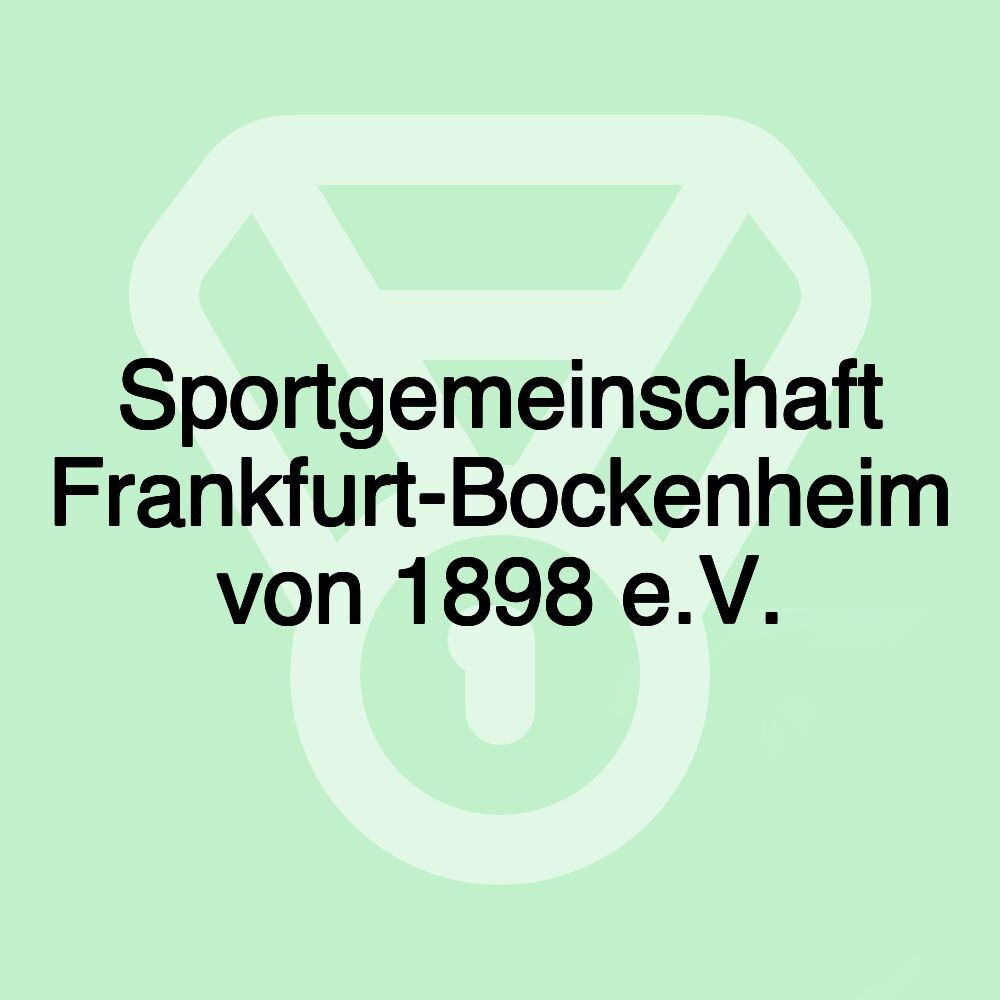 Sportgemeinschaft Frankfurt-Bockenheim von 1898 e.V.