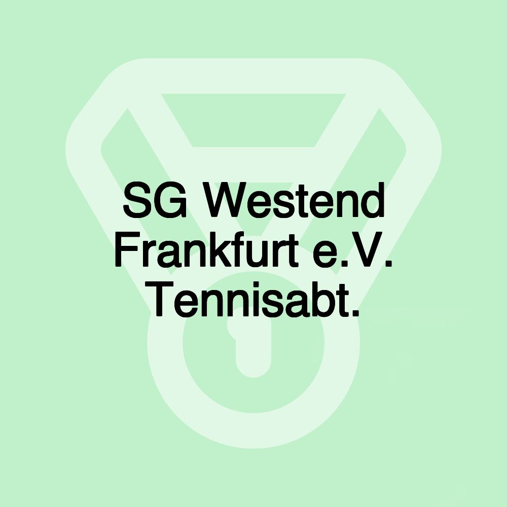 SG Westend Frankfurt e.V. Tennisabt.