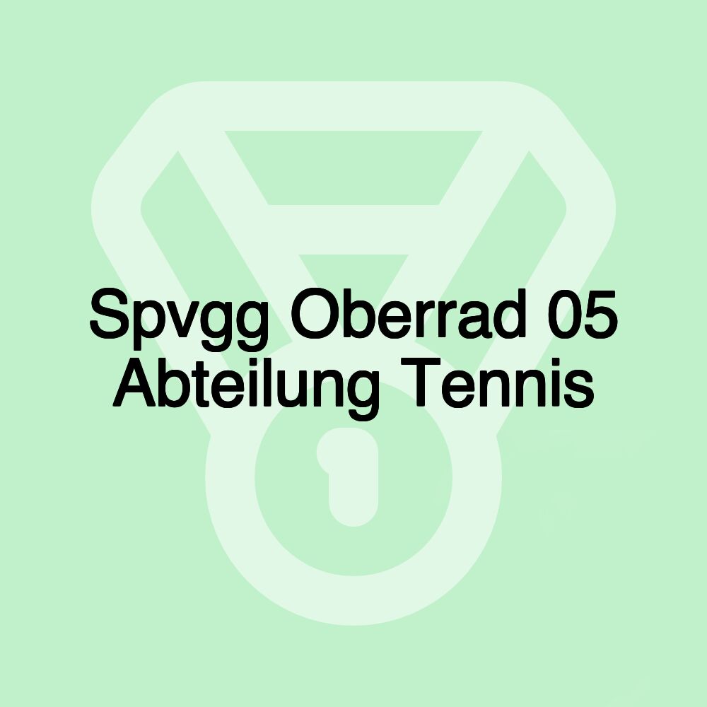 Spvgg Oberrad 05 Abteilung Tennis