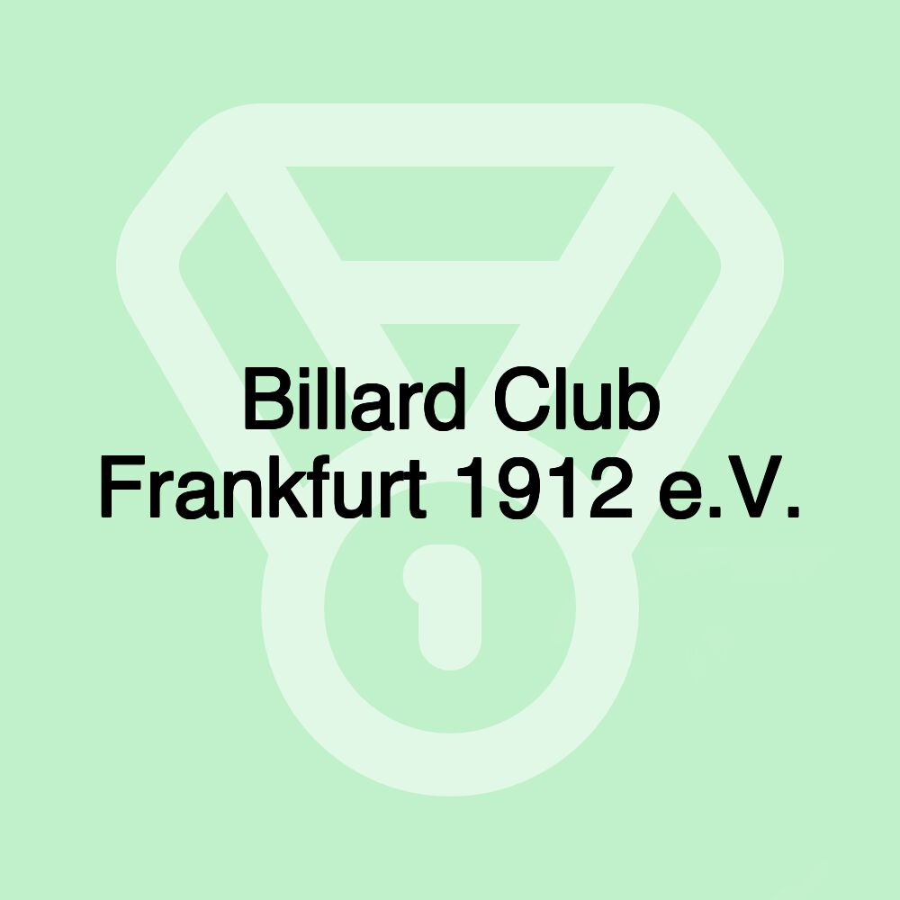 Billard Club Frankfurt 1912 e.V.