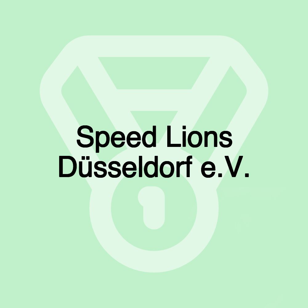 Speed Lions Düsseldorf e.V.