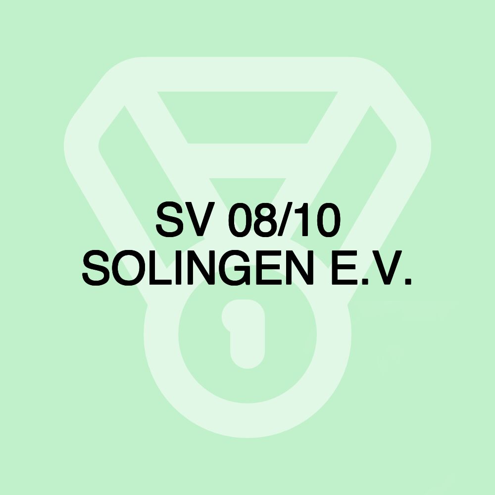 SV 08/10 SOLINGEN E.V.