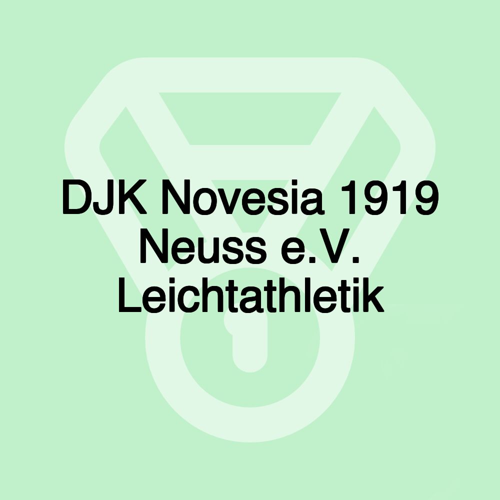 DJK Novesia 1919 Neuss e.V. Leichtathletik