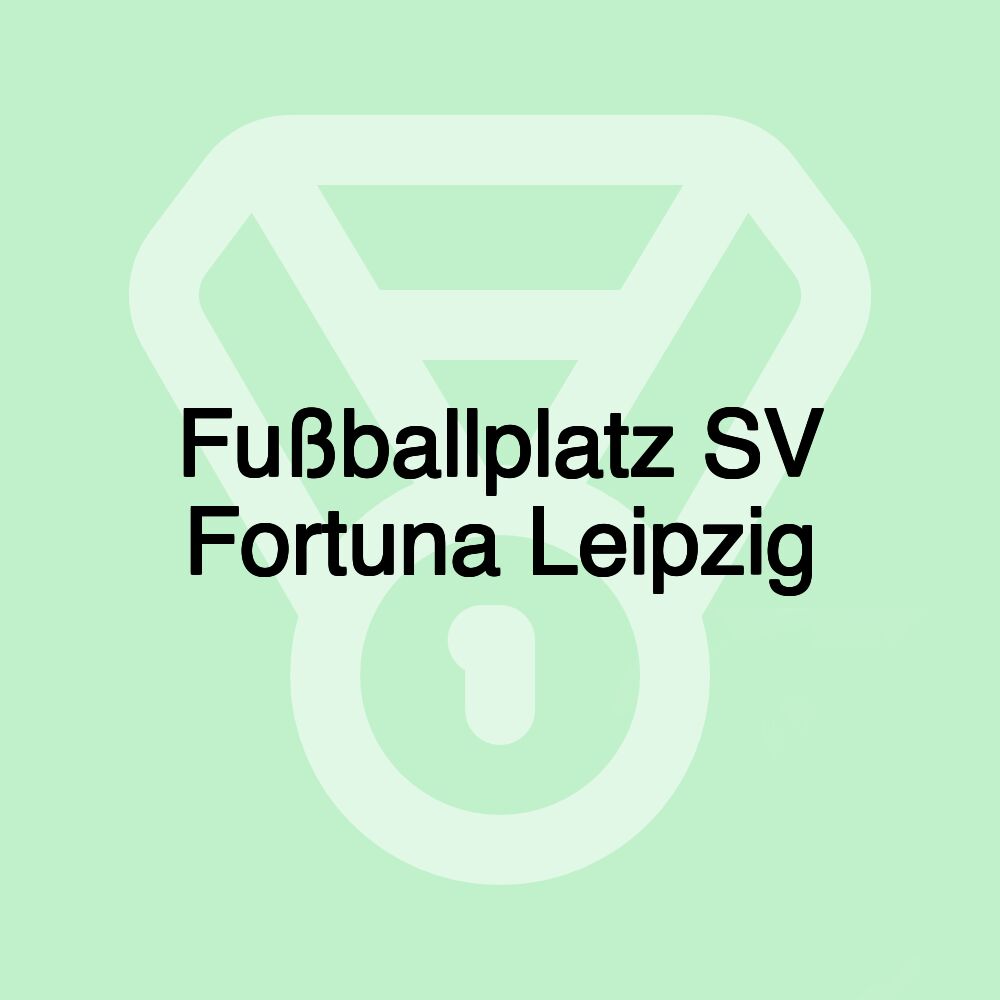 Fußballplatz SV Fortuna Leipzig