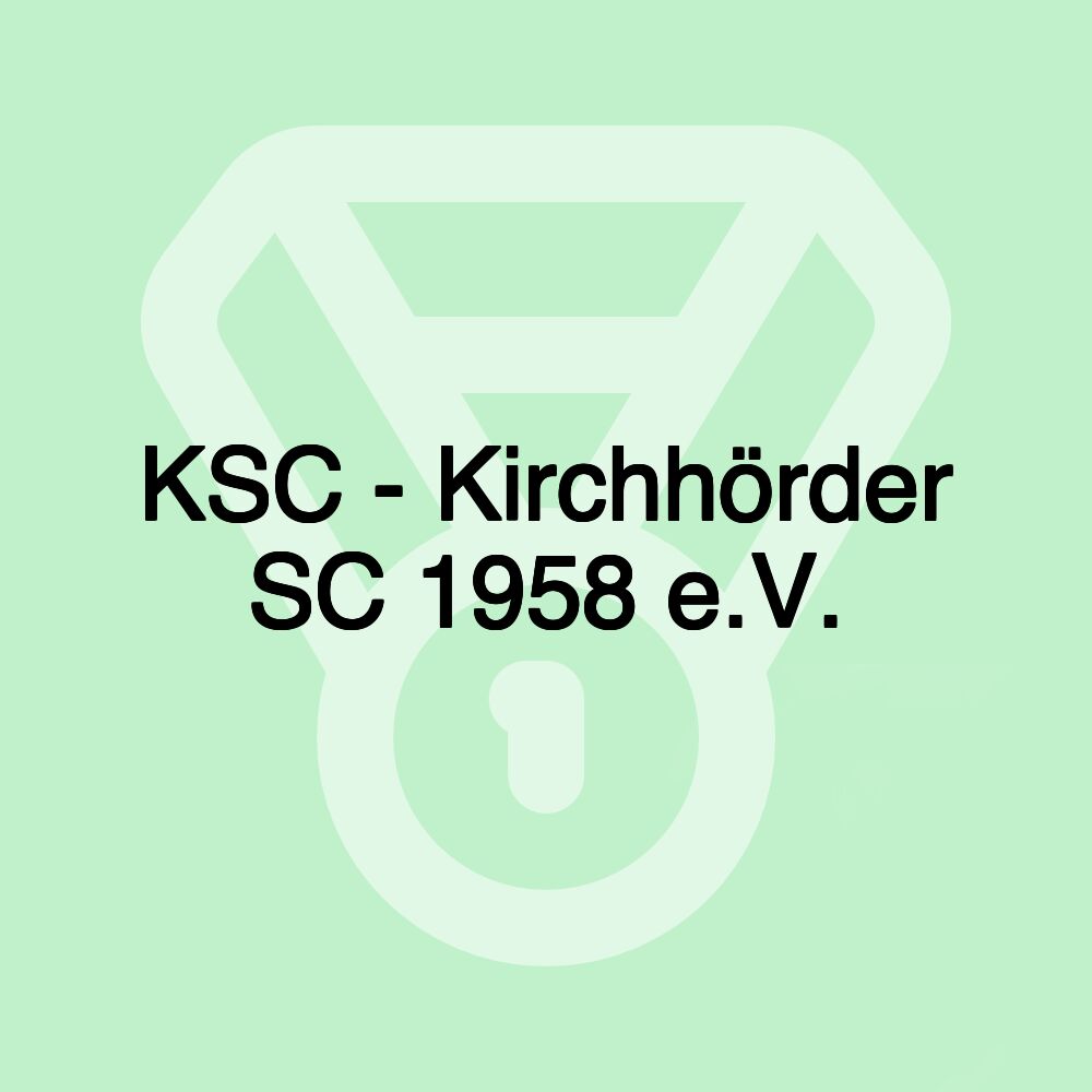 KSC - Kirchhörder SC 1958 e.V.