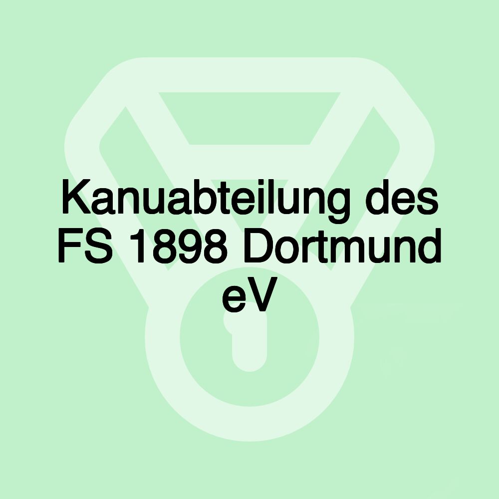 Kanuabteilung des FS 1898 Dortmund eV