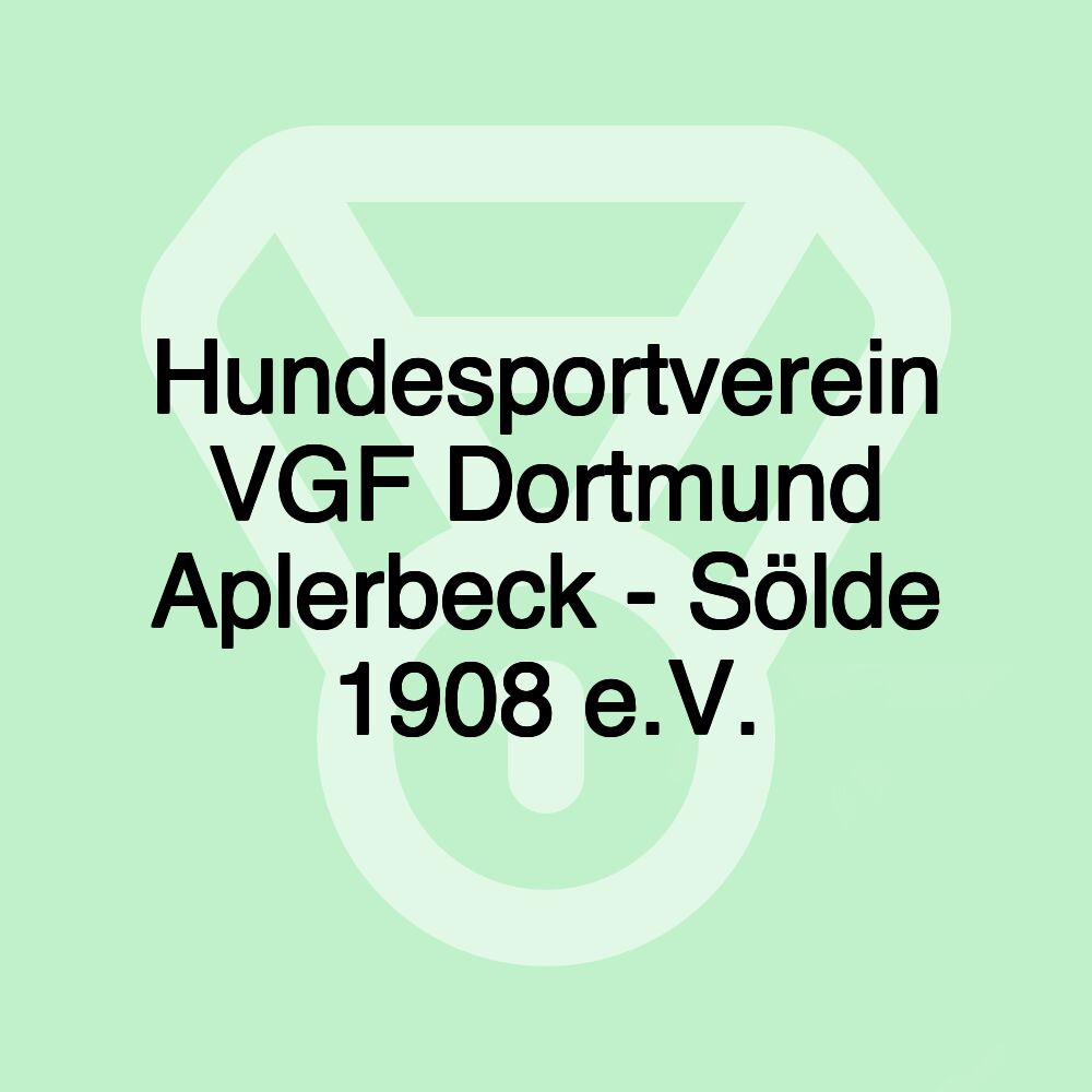 Hundesportverein VGF Dortmund Aplerbeck - Sölde 1908 e.V.