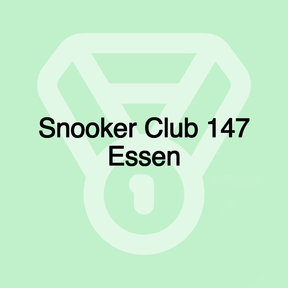 Snooker Club 147 Essen