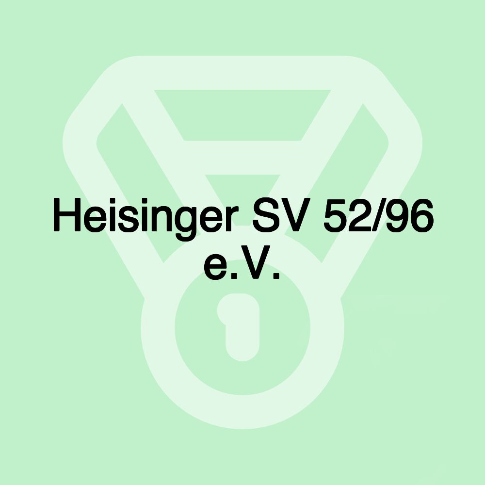 Heisinger SV 52/96 e.V.