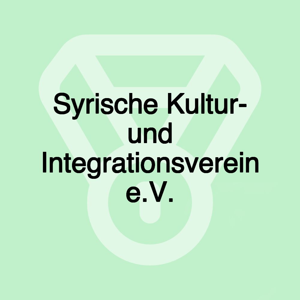 Syrische Kultur- und Integrationsverein e.V.