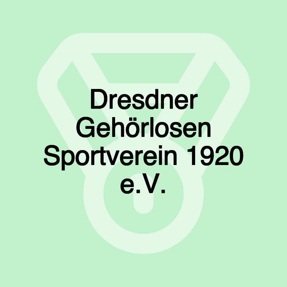 Dresdner Gehörlosen Sportverein 1920 e.V.