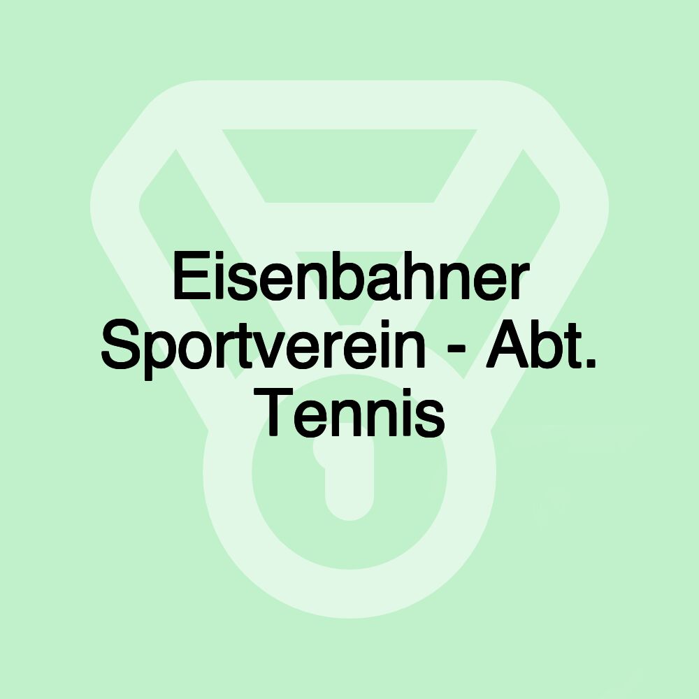 Eisenbahner Sportverein - Abt. Tennis