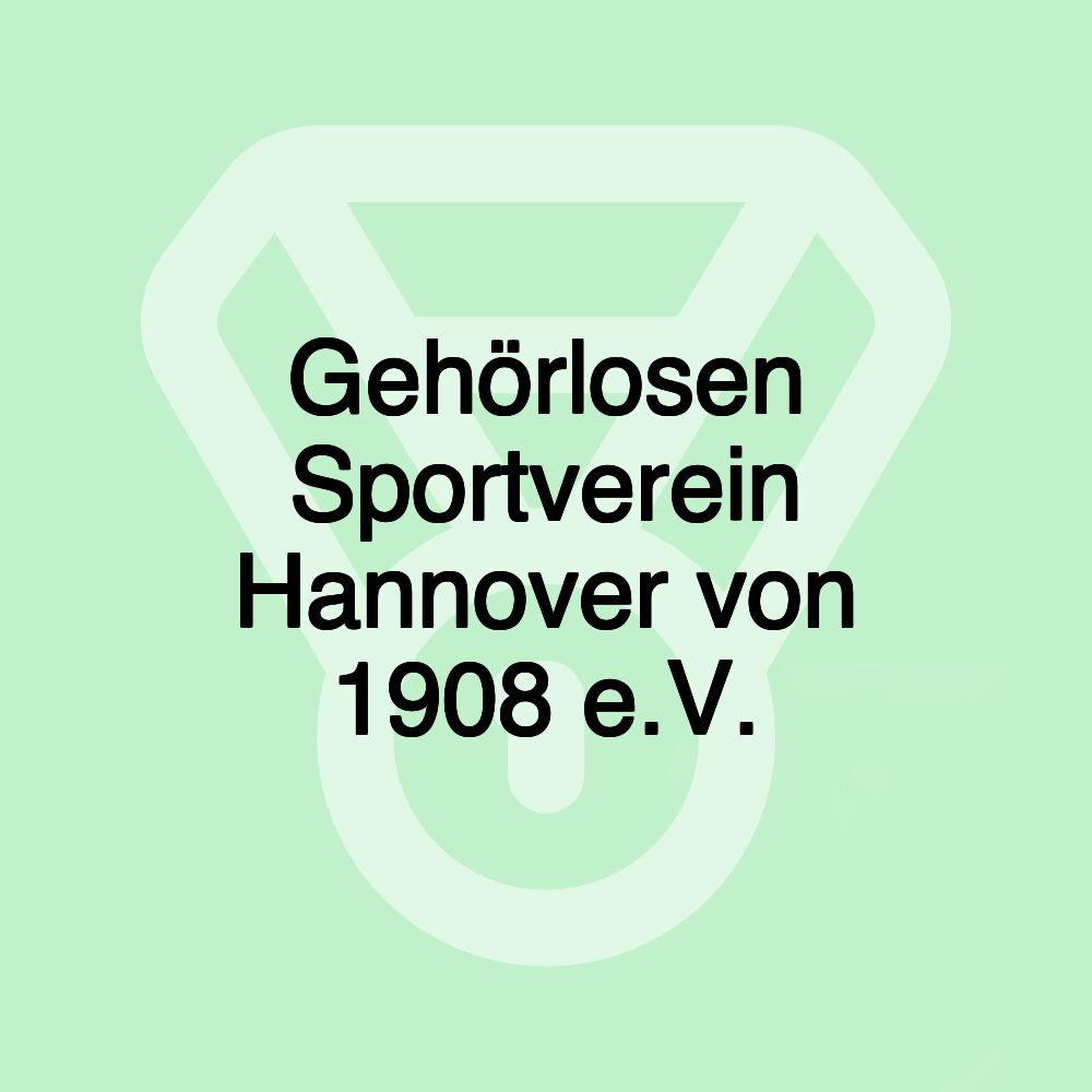 Gehörlosen Sportverein Hannover von 1908 e.V.