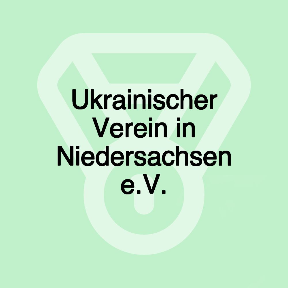 Ukrainischer Verein in Niedersachsen e.V.