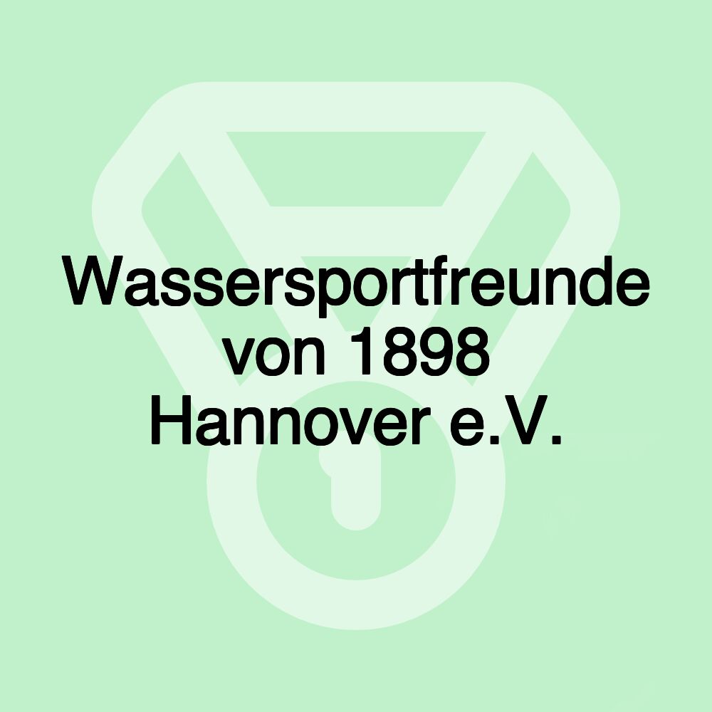 Wassersportfreunde von 1898 Hannover e.V.