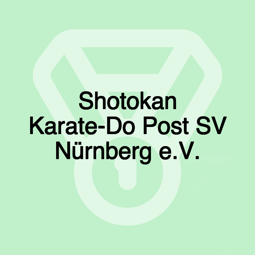 Shotokan Karate-Do Post SV Nürnberg e.V.