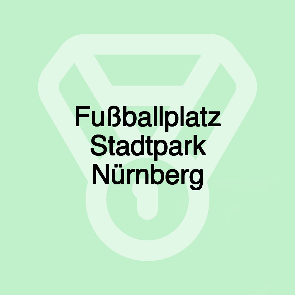 Fußballplatz Stadtpark Nürnberg