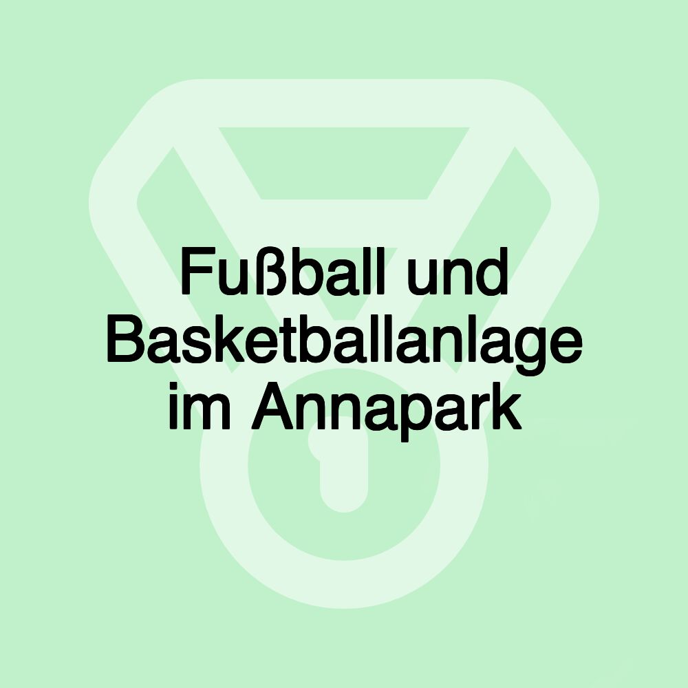 Fußball und Basketballanlage im Annapark