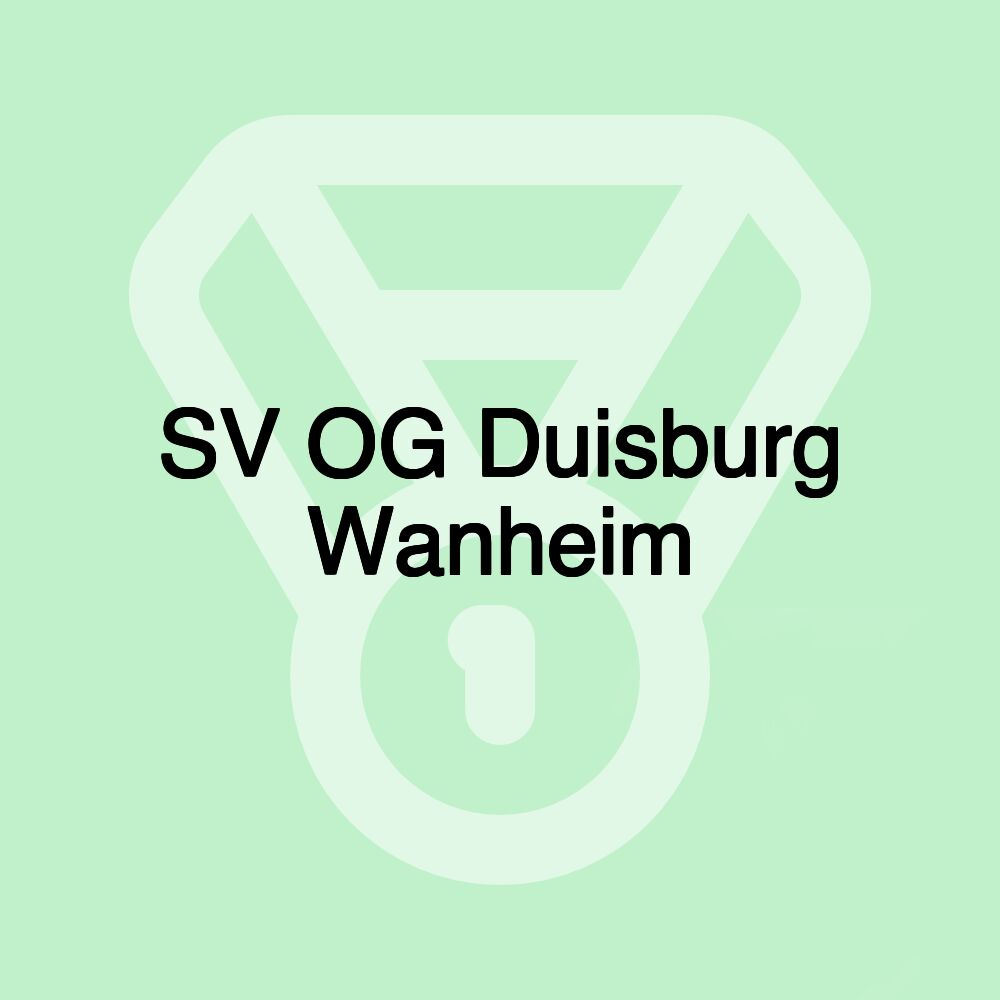 SV OG Duisburg Wanheim