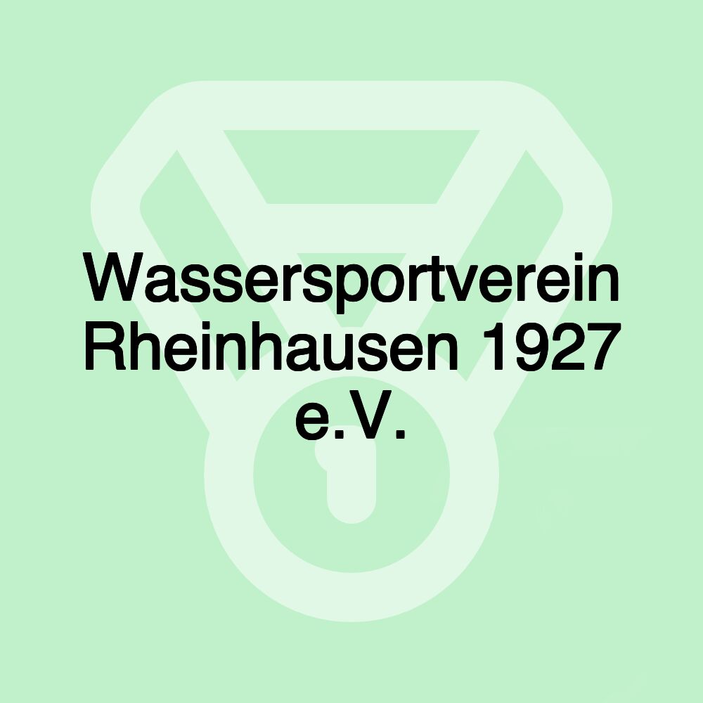 Wassersportverein Rheinhausen 1927 e.V.