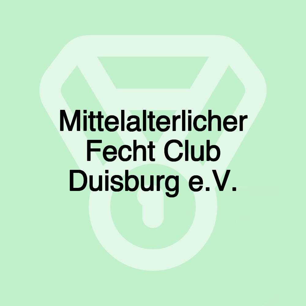 Mittelalterlicher Fecht Club Duisburg e.V.