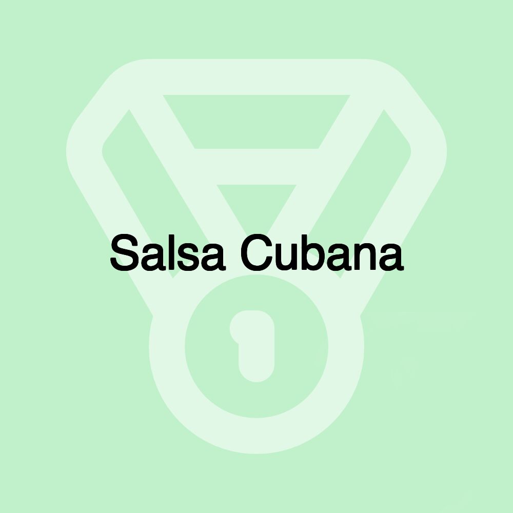 Salsa Cubana