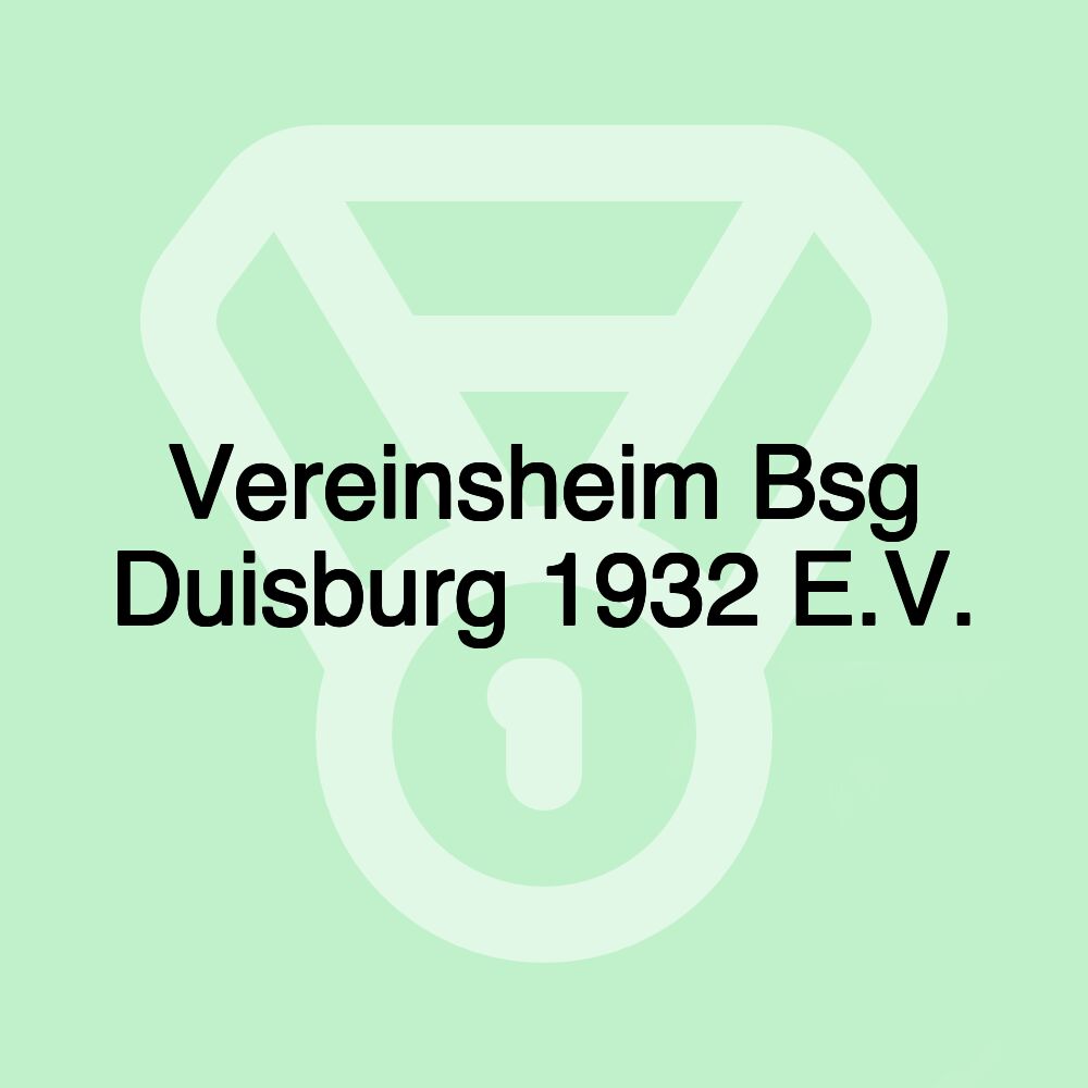 Vereinsheim Bsg Duisburg 1932 E.V.